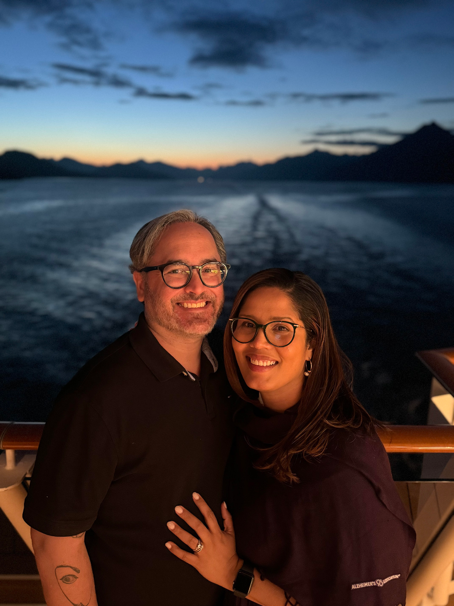 Pako Rios and his wife