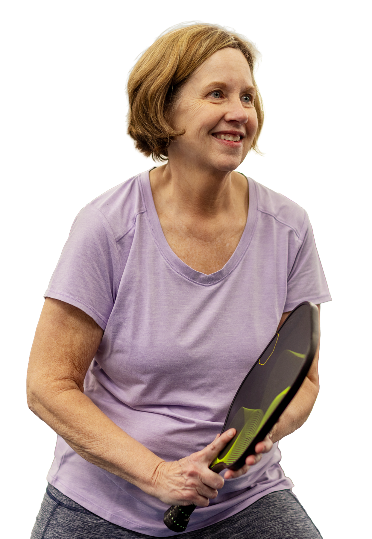 LauraLee playing pickleball